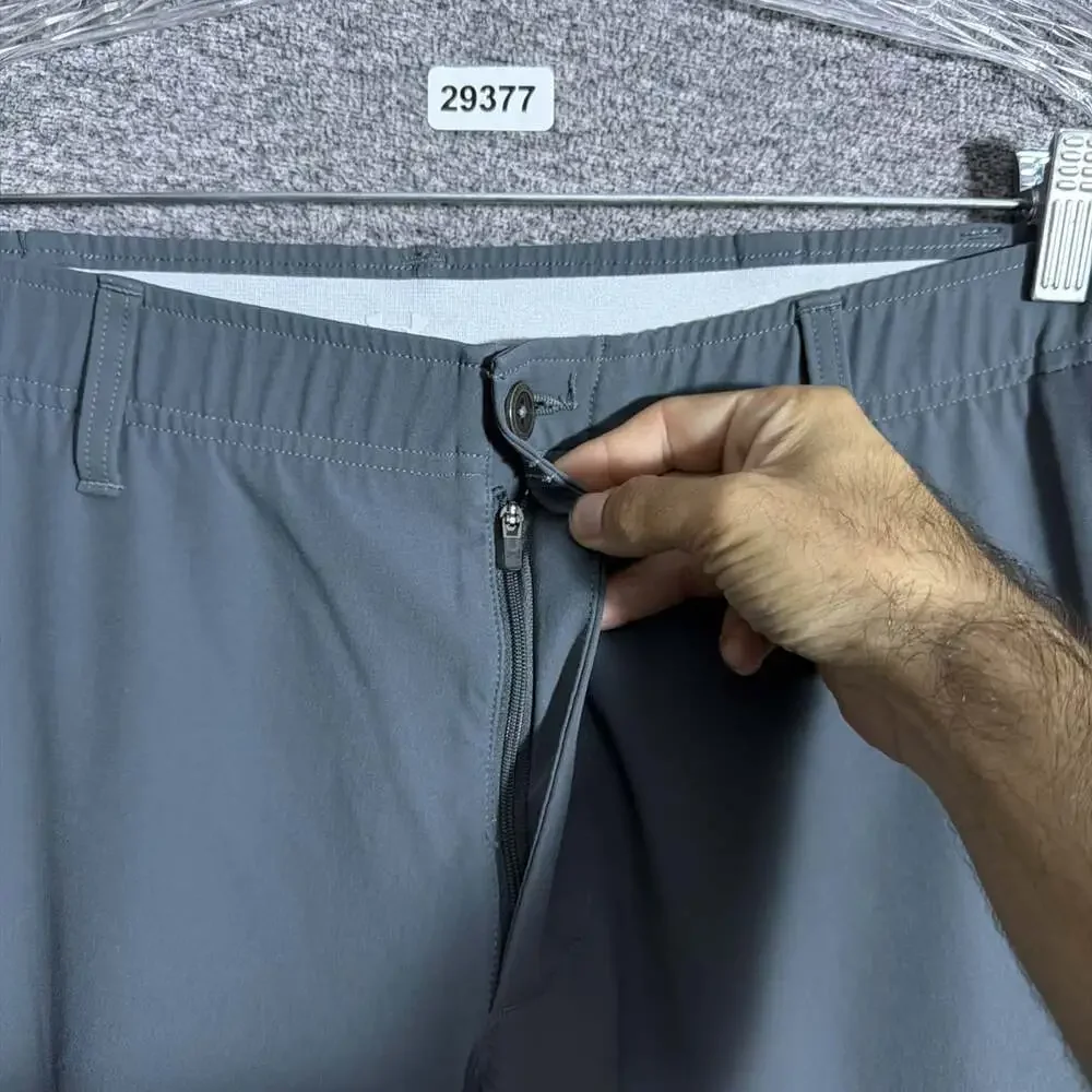 Under Armour Men's Size 36/34 Gray 4 Way Stretch Performance Golf Pants